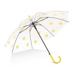 guarda-chuva de golfe transparente de abertura automática