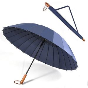 wooden handle golf umbrella